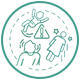 Lack of coordination in voluntary movements